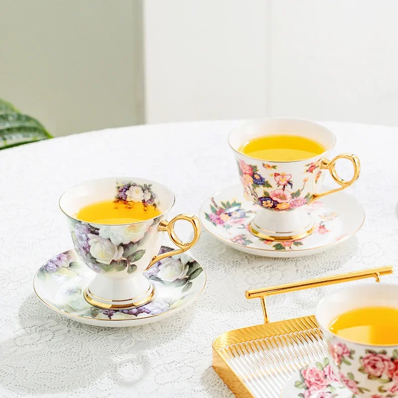 ถ้วยกาแฟและจานรองลายดอกไม้สไตล - Celadon Ceramic Cup บทวิจารณ์และราคา